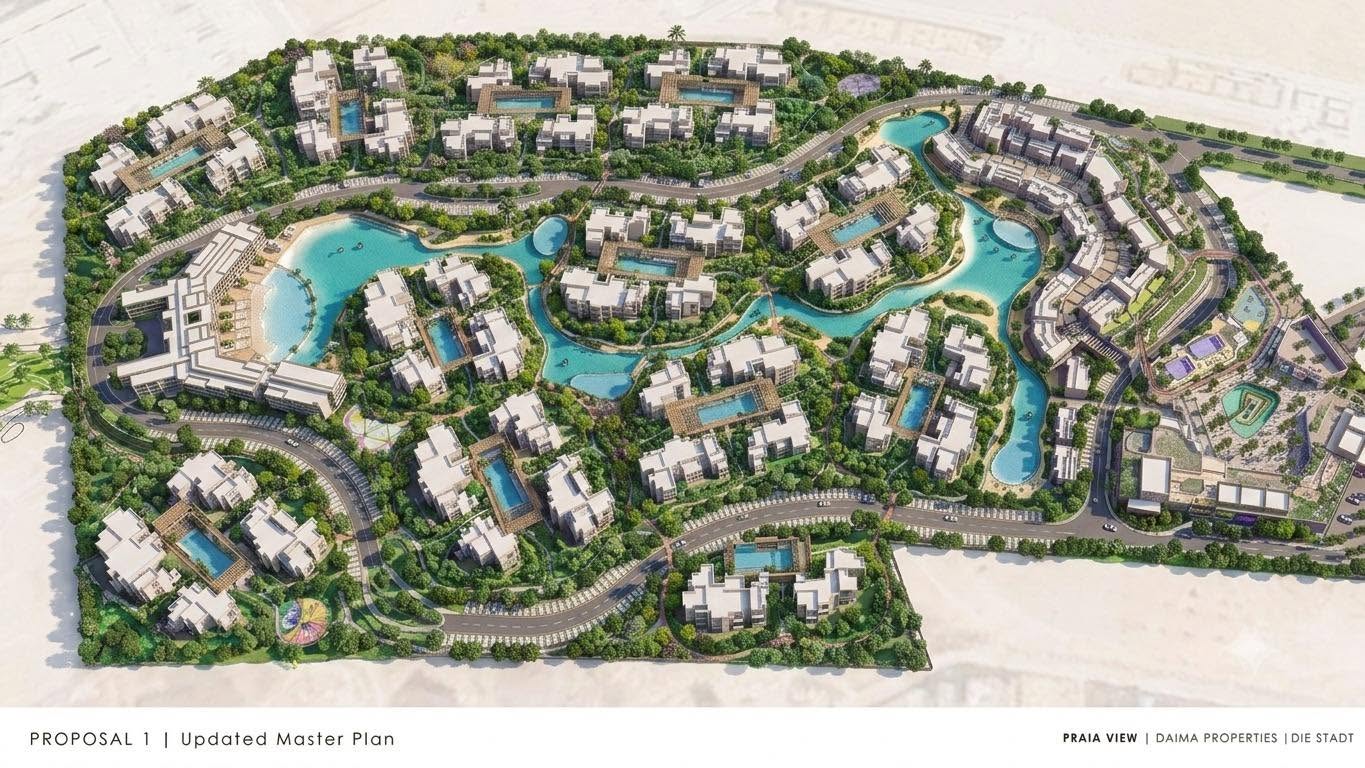 المخطط العام لمشروع Praia View